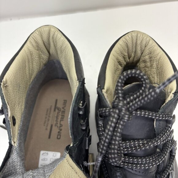 GriSport Mens Gritex Thermal Hiking Trekking Walking Boots Vibram Black Sz 11 - Picture 14 of 16